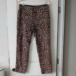 Michael Kors Animal Print Ankle Pants